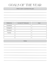 Load image into Gallery viewer, 12-Page Social Media Post Planner – Organize, Create, and Grow Your Online Presence!
