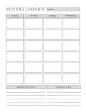 Load image into Gallery viewer, 12-Page Social Media Post Planner – Organize, Create, and Grow Your Online Presence!

