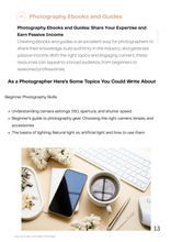 Load image into Gallery viewer, Unlocking Income Streams: Digital Products for Photographers
